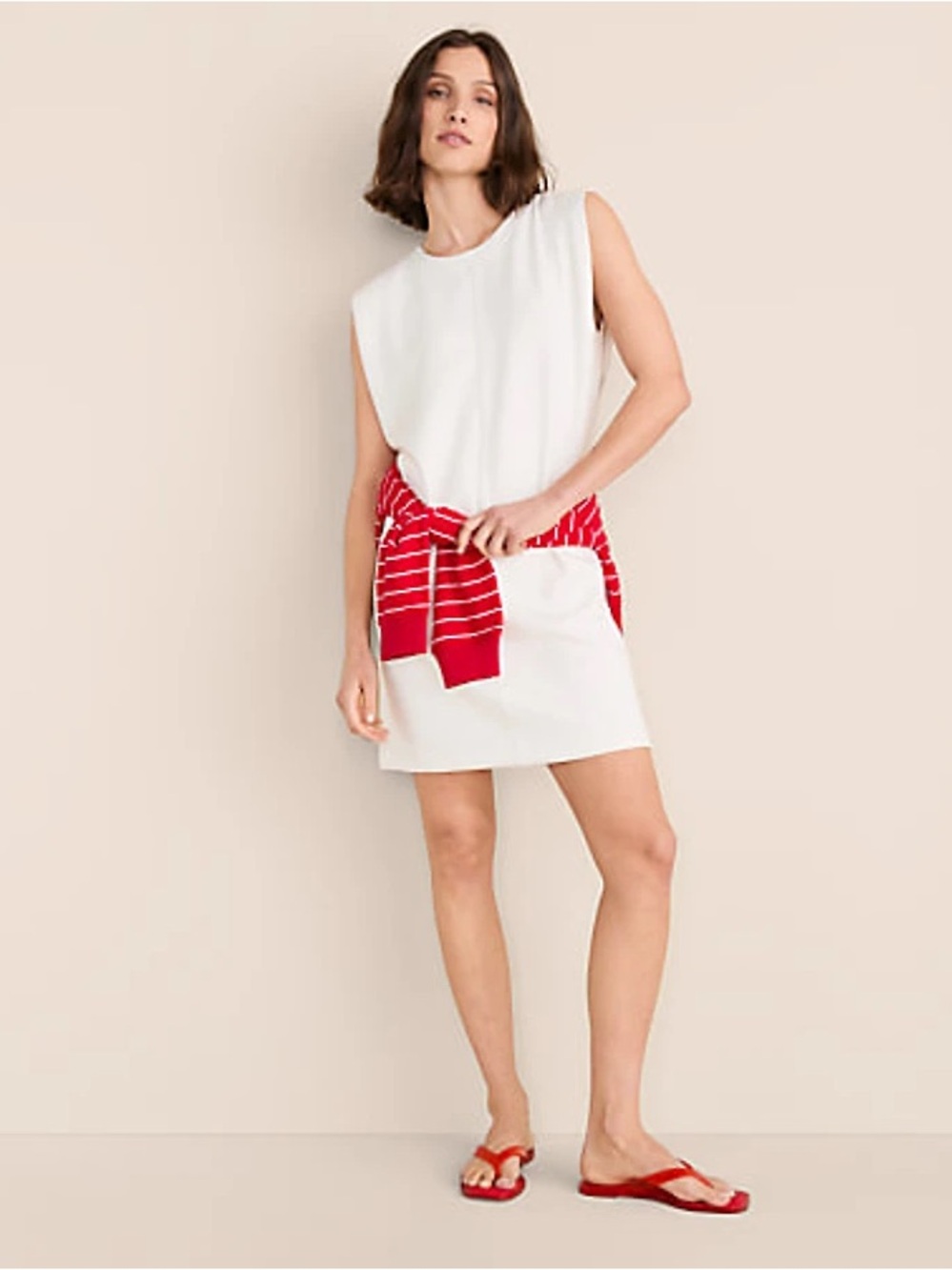 Lou & Grey muscle tee scubasoft mini dress